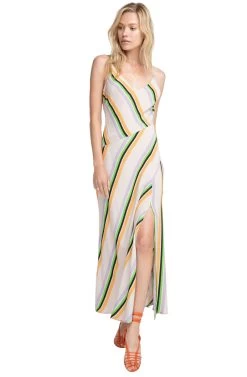 Jessi Striped Midi Dress