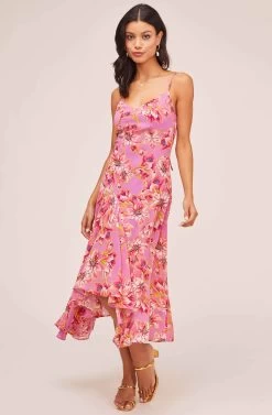 Janine Floral Midi Dress