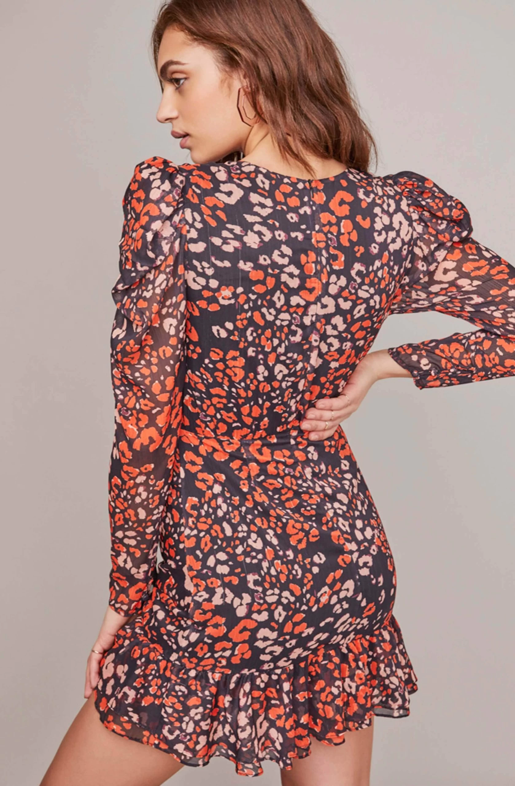 Mimi Leopard Mini Dress - Image 5