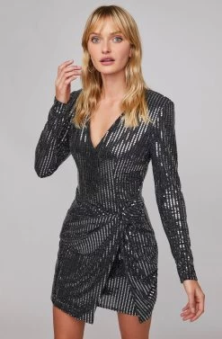 Showstopper Metallic Bodycon Dress