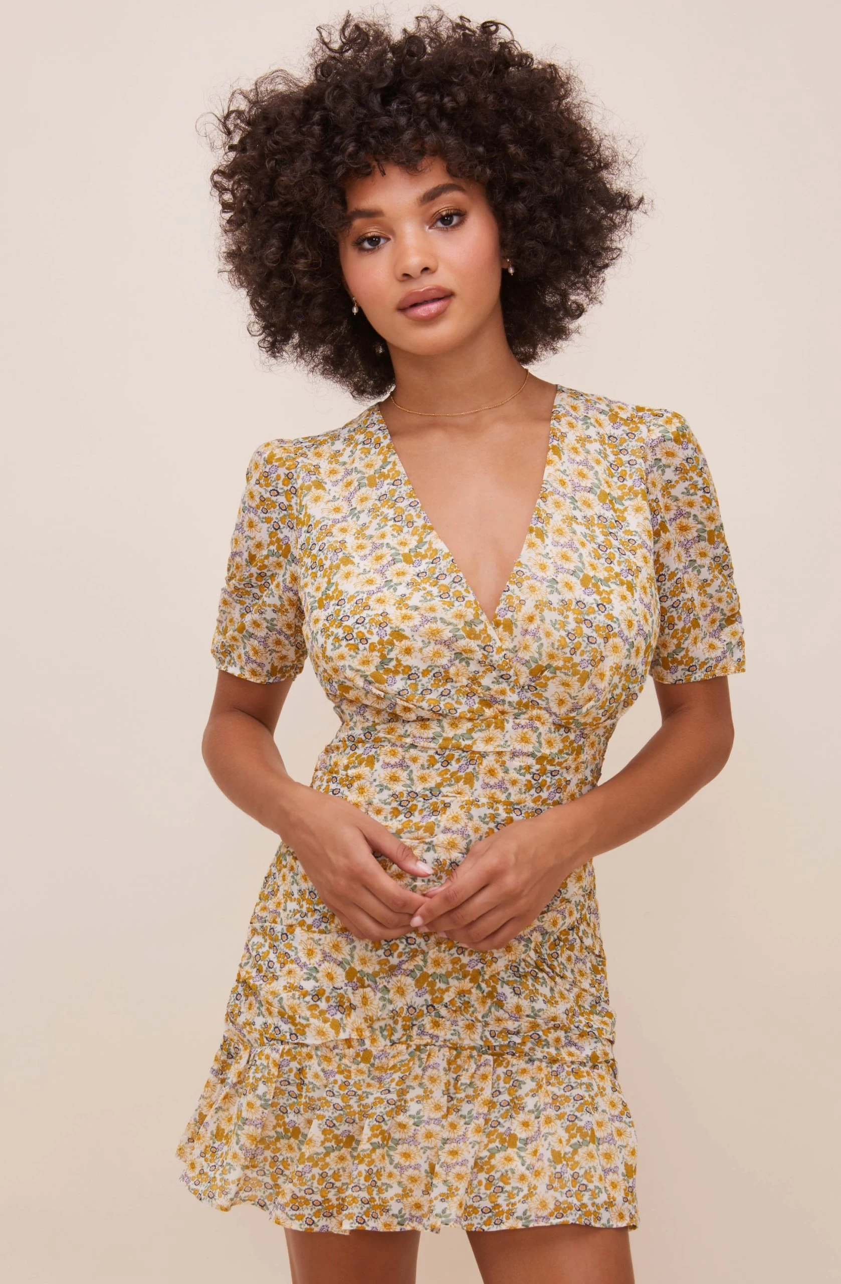 Lucky Me Floral Mini Dress