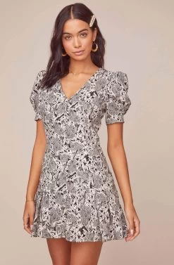 Merci Puff Sleeve Dress