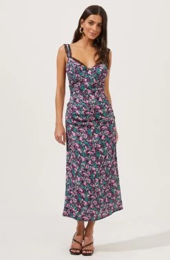 Alva Floral Midi Dress