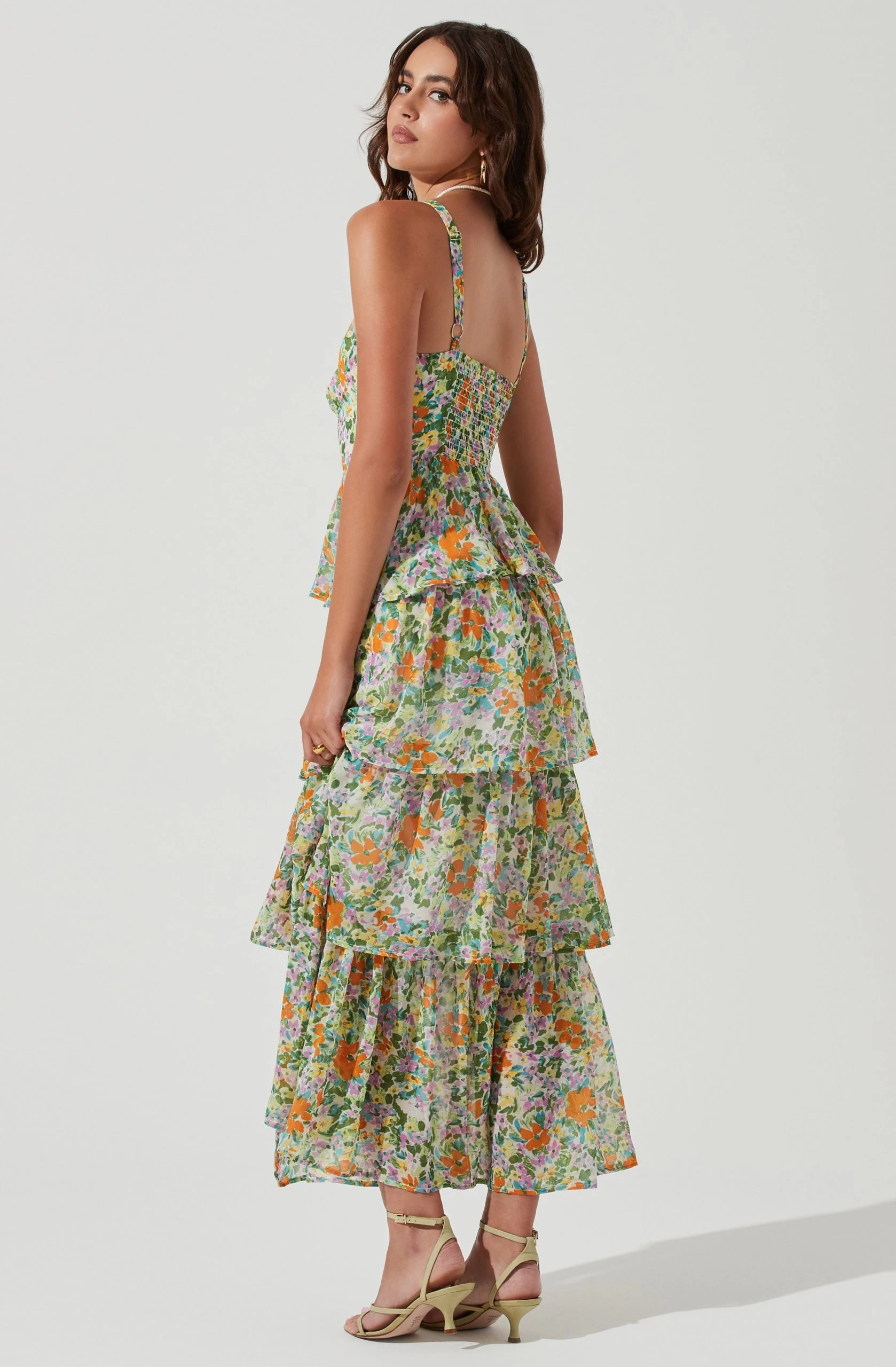 Midsummer Floral Tiered Maxi Dress - Image 17