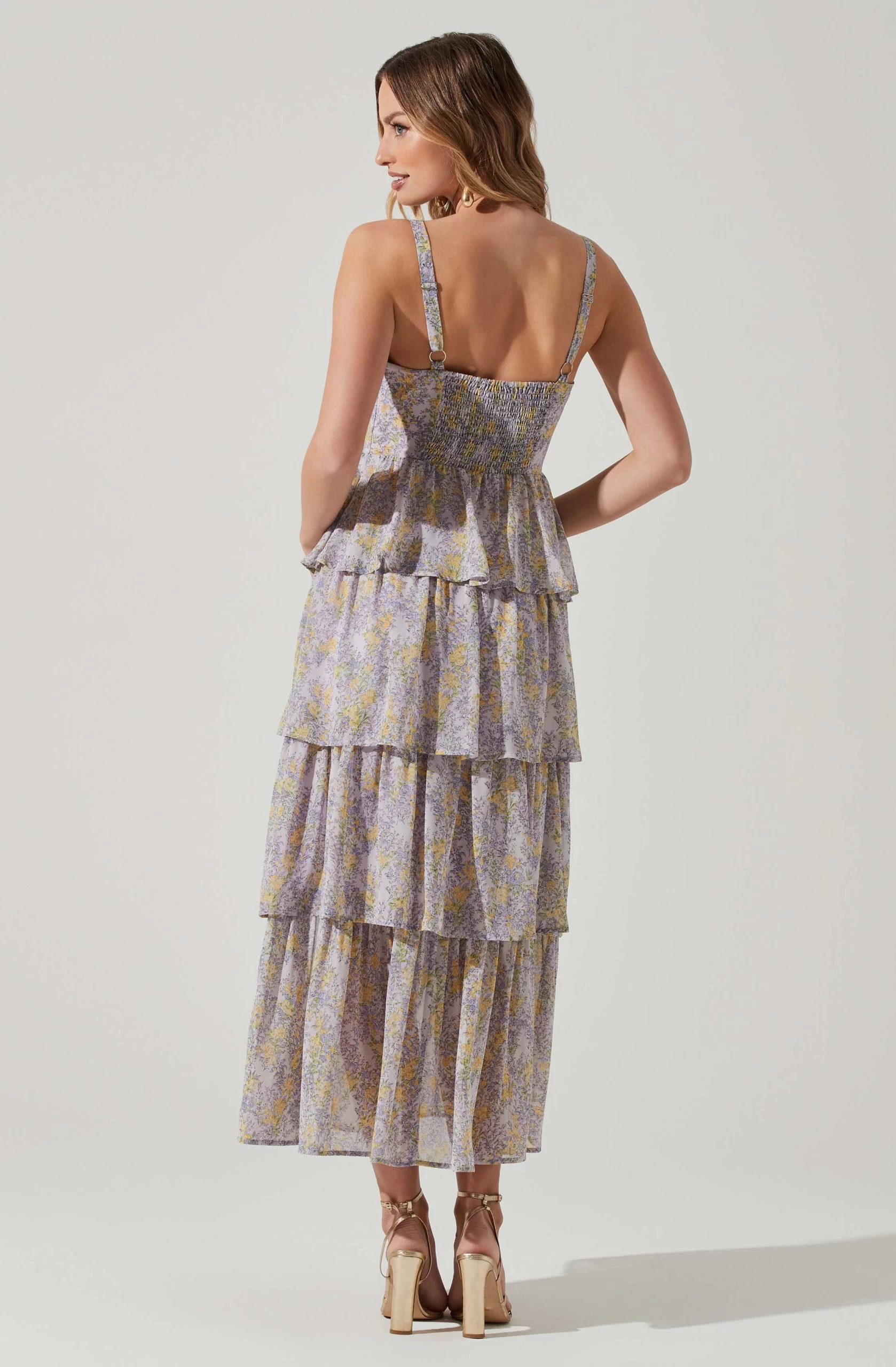 Midsummer Floral Tiered Maxi Dress - Image 12