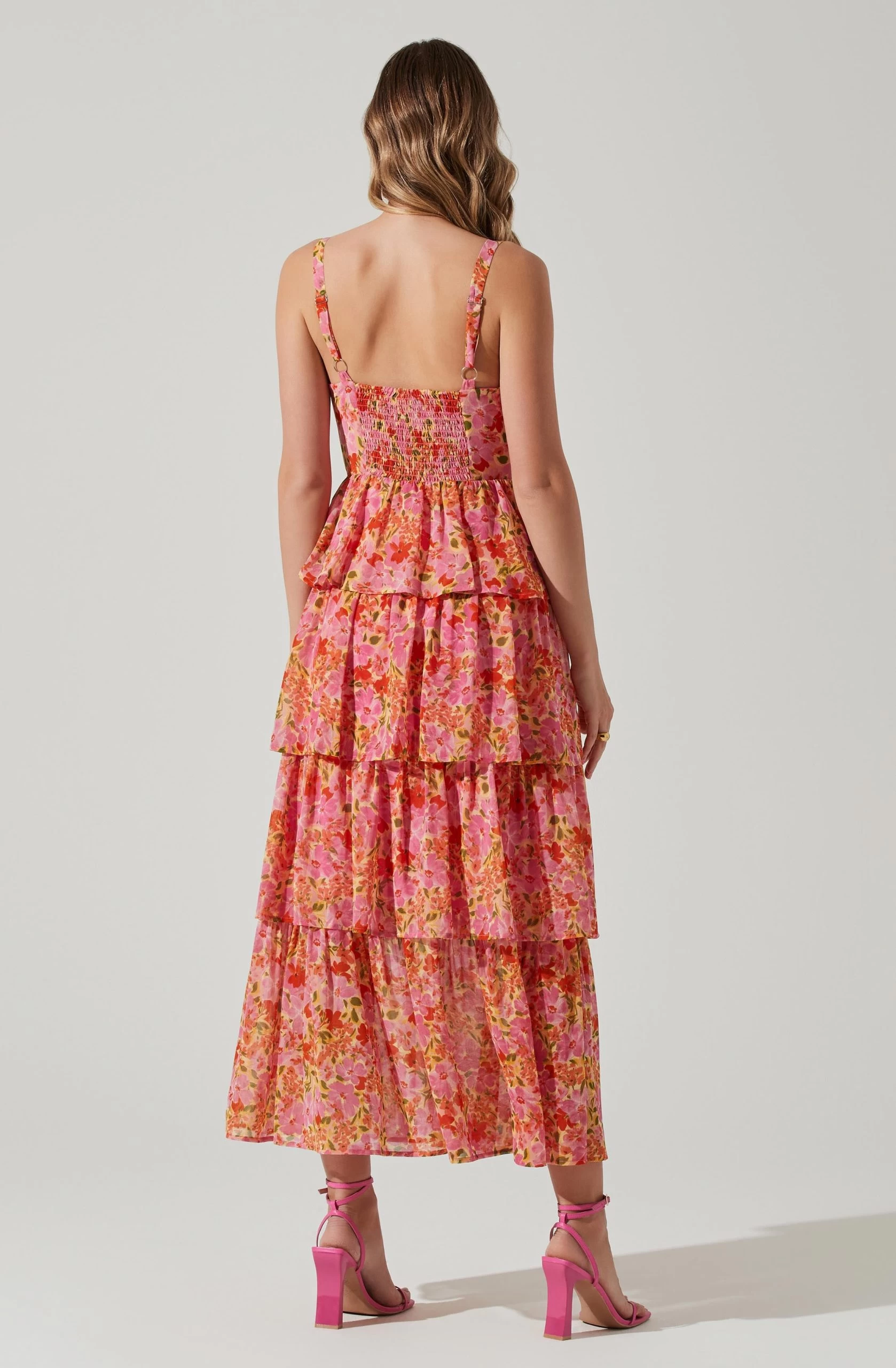 Midsummer Floral Tiered Maxi Dress - Image 6