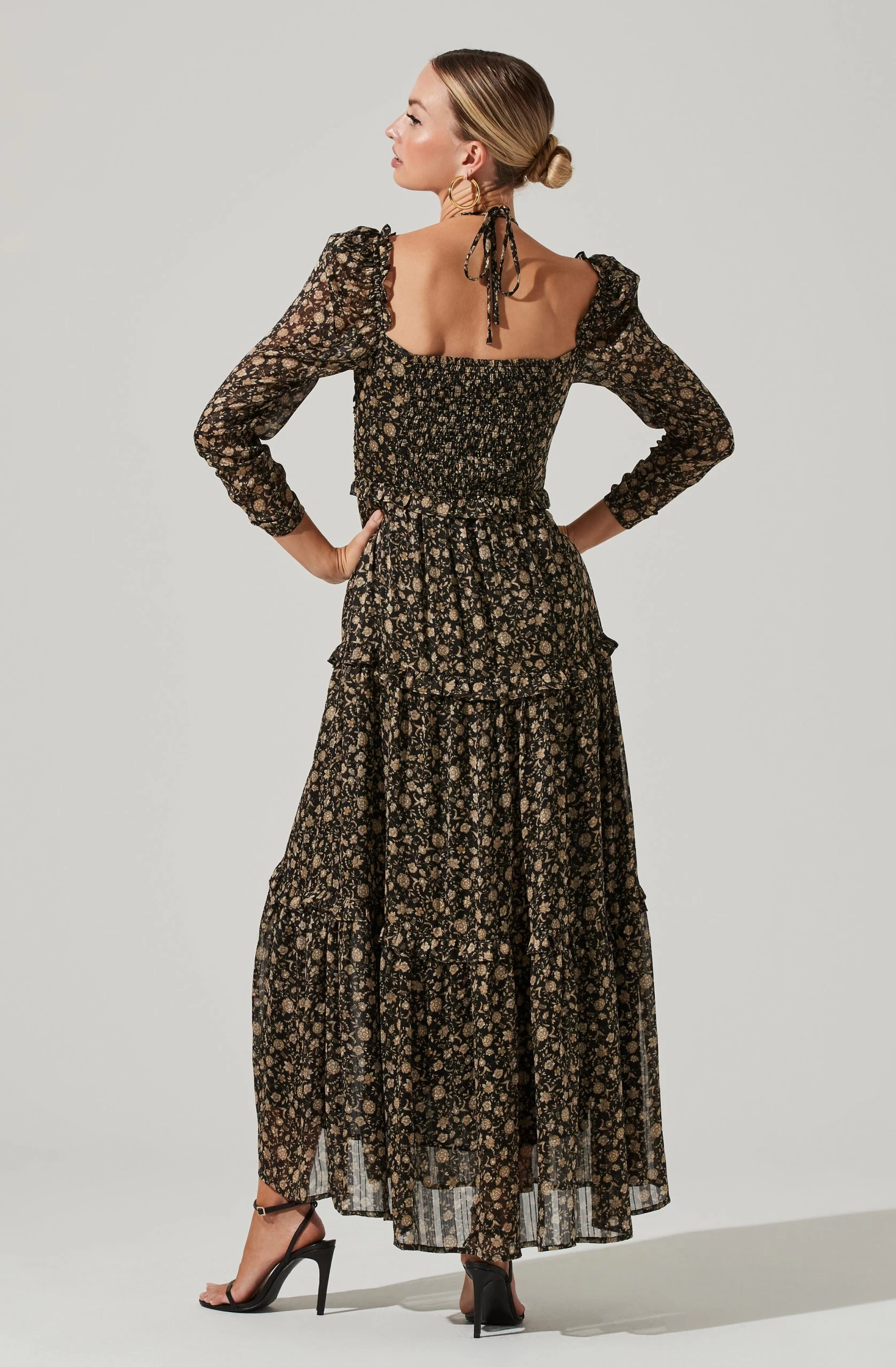 Lovestruck Floral Halter Maxi Dress - Image 6