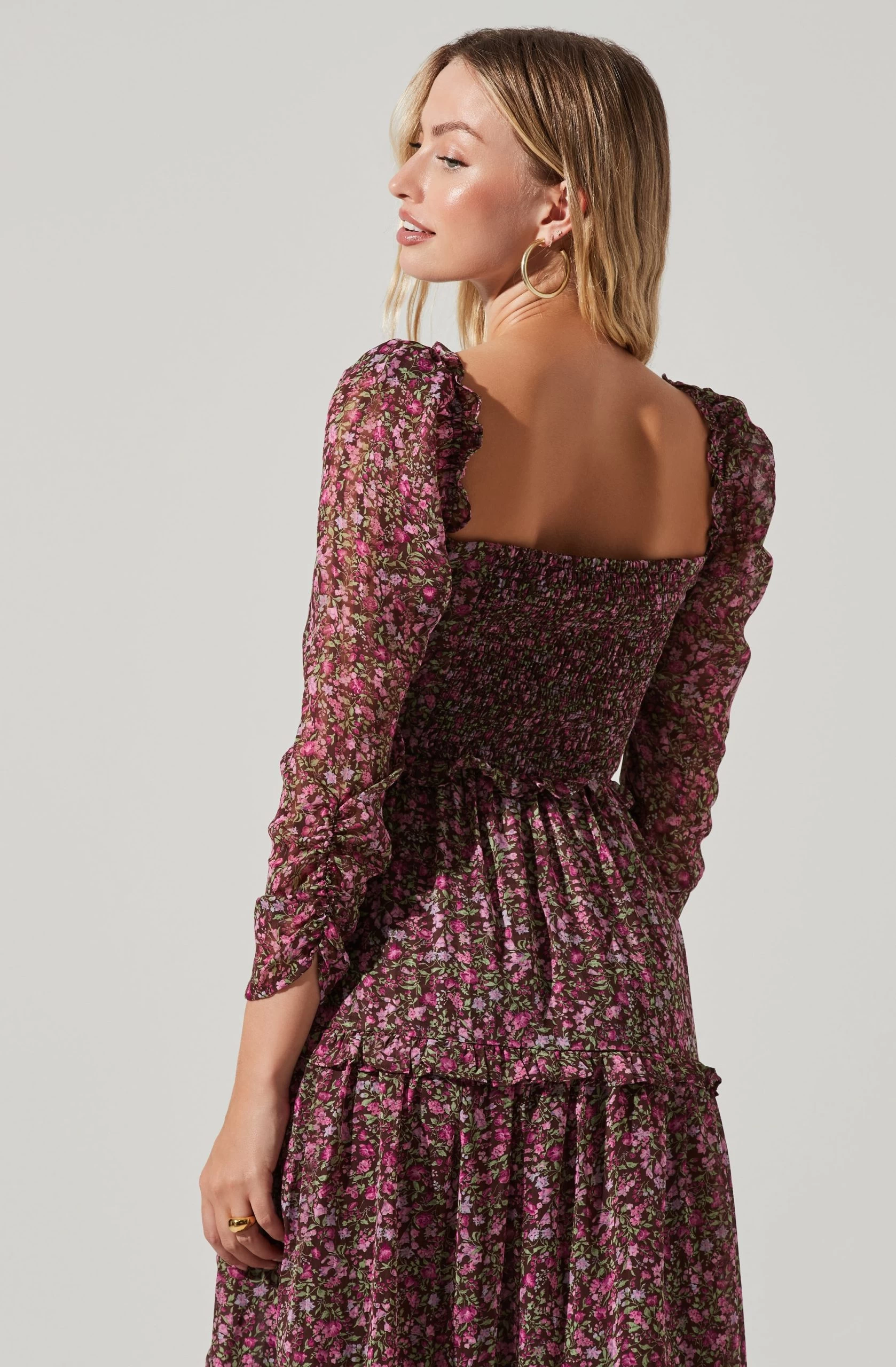 Lovestruck Floral Halter Maxi Dress - Image 10