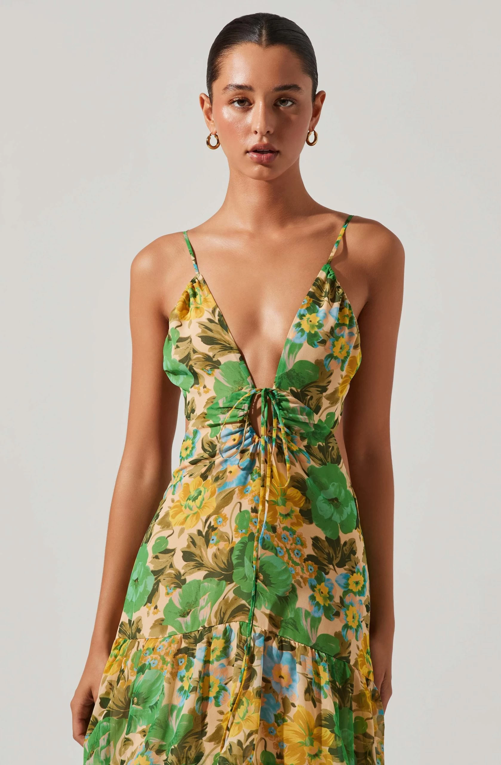 Aneira Floral Tiered Maxi Dress - Image 8