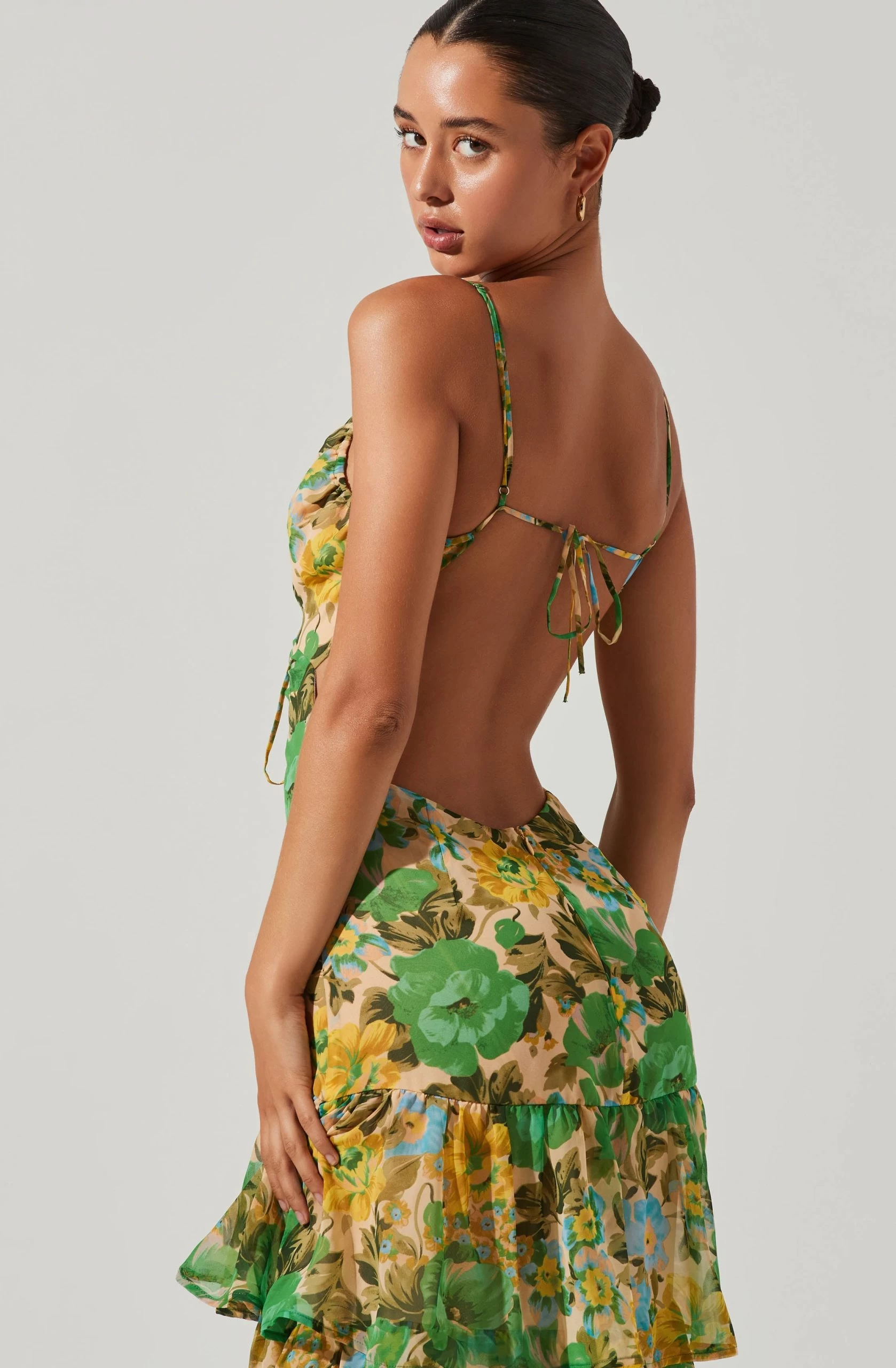 Aneira Floral Tiered Maxi Dress - Image 10