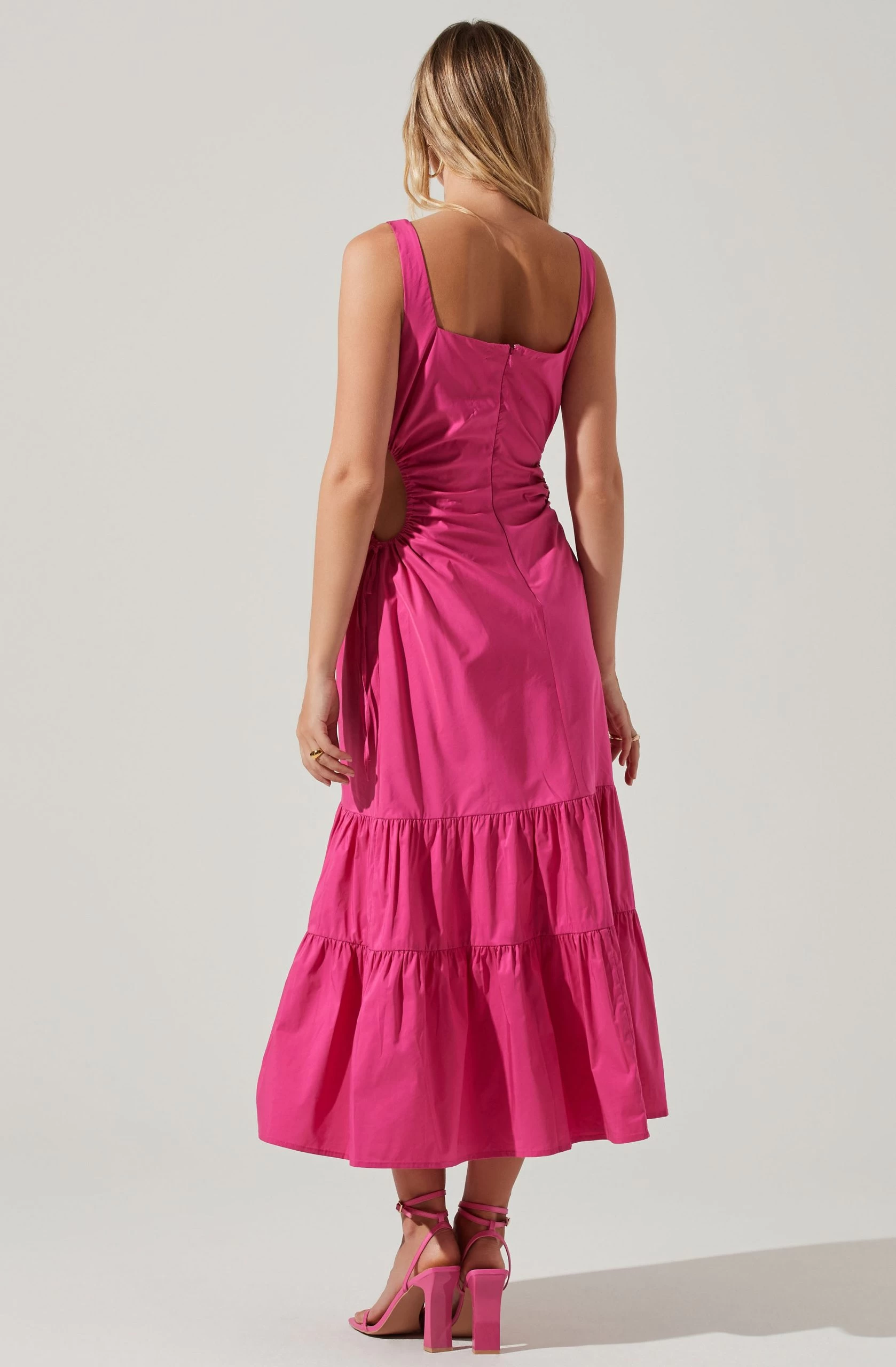 Bridget Side Cutout Tiered Midi Dress - Image 5