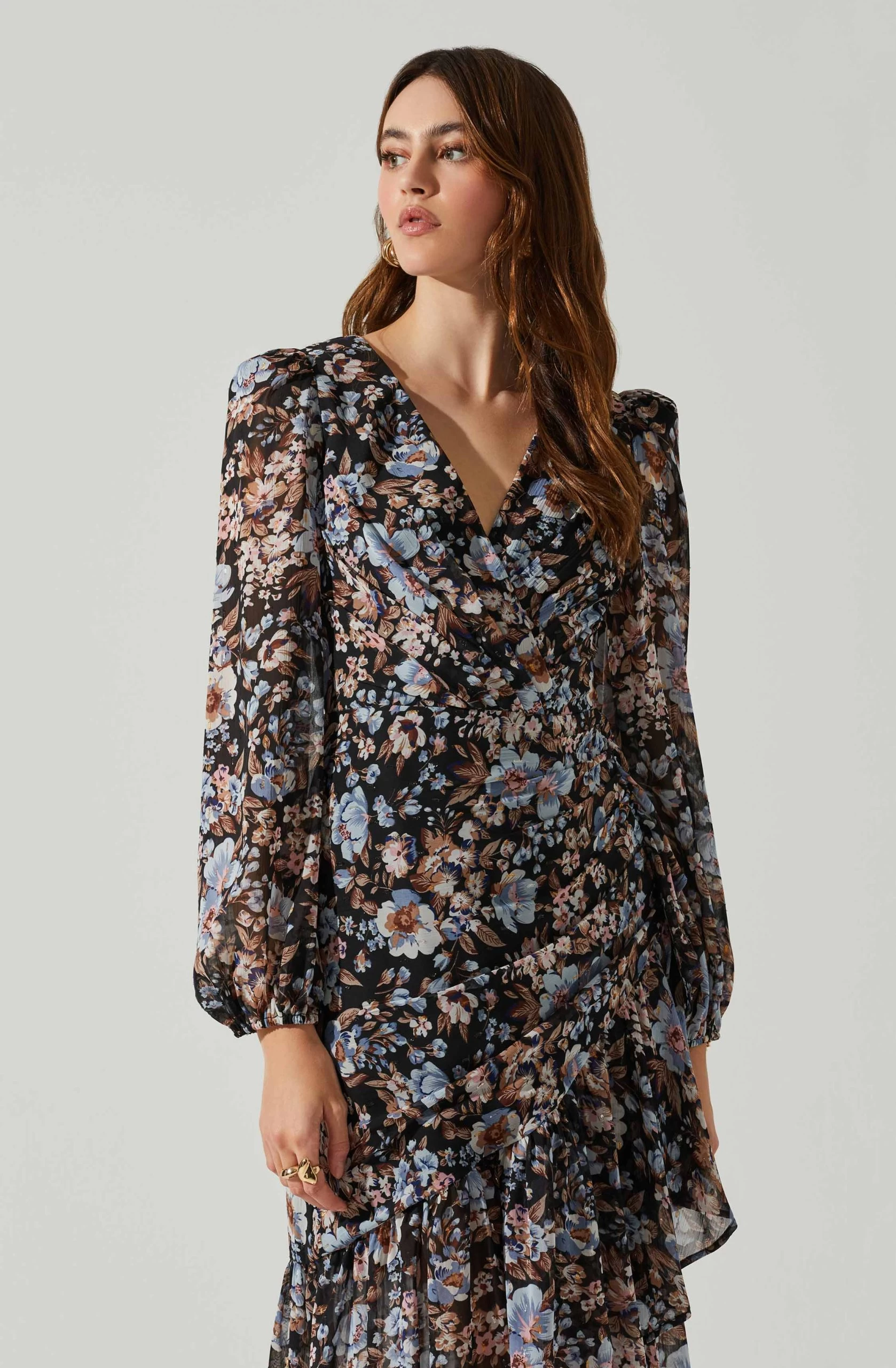 Nalani Wrap Front Hi-Lo Dress - Image 2