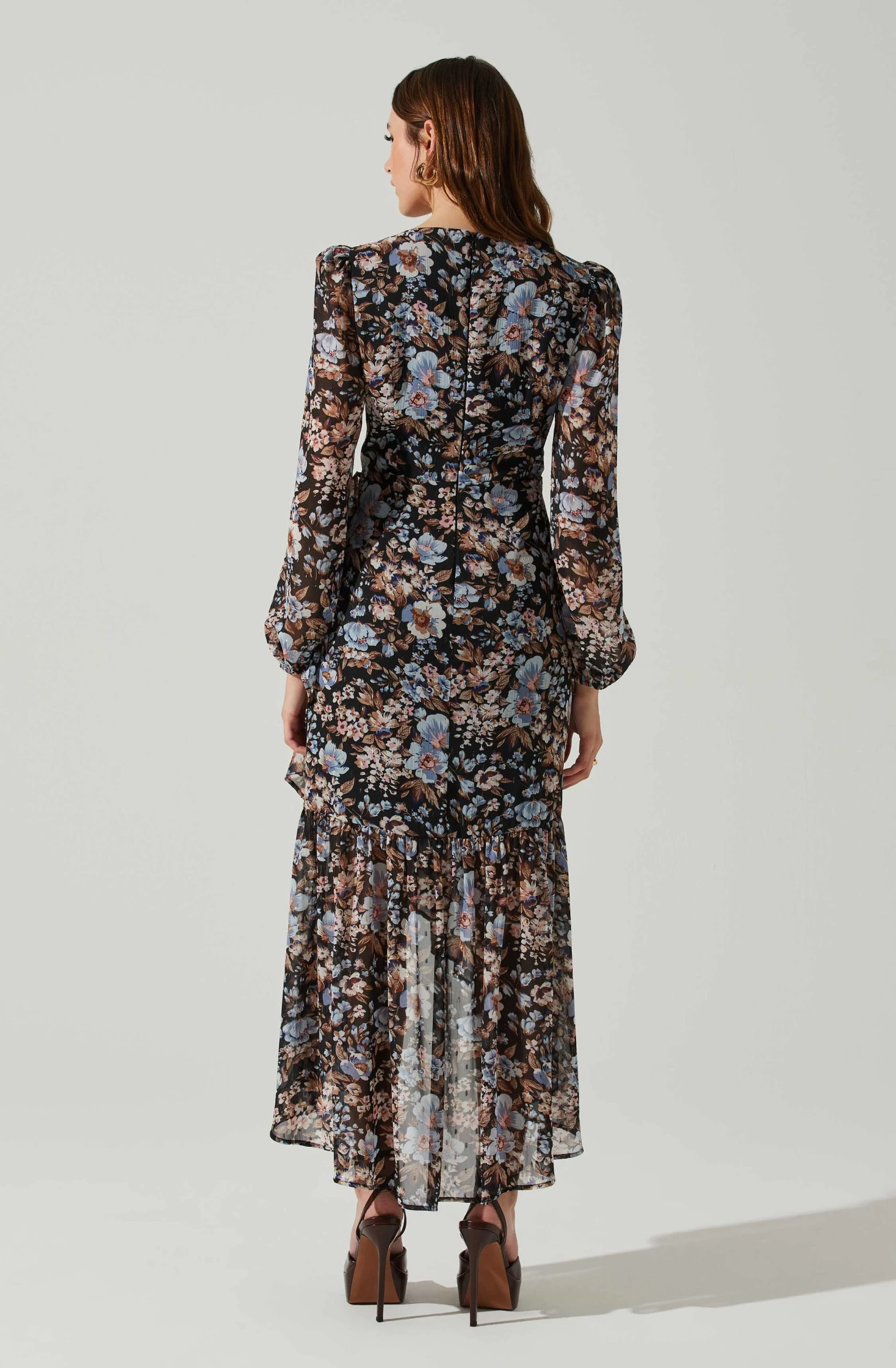 Nalani Wrap Front Hi-Lo Dress - Image 6