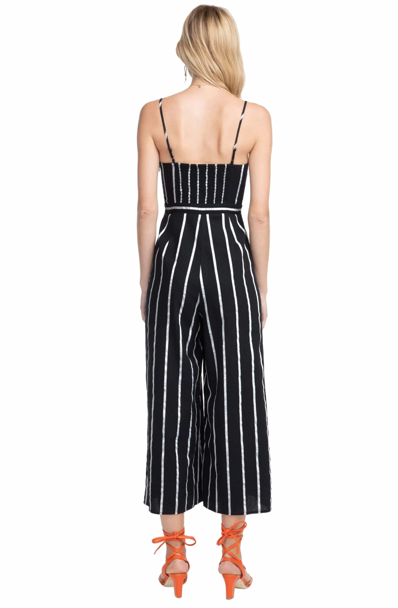 Dylan Striped Cutout Jumpsuit - Image 3