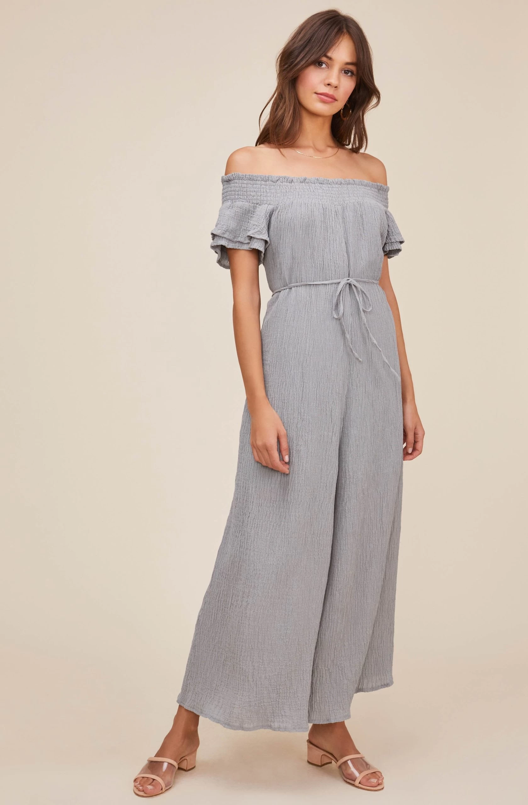 Maura Off Shoulder Jumpsuit