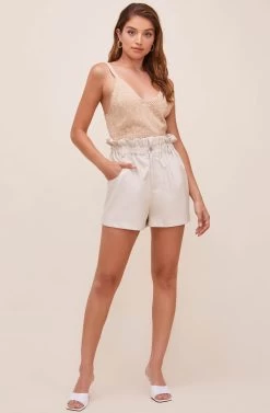 Petunia Faux Leather Shorts