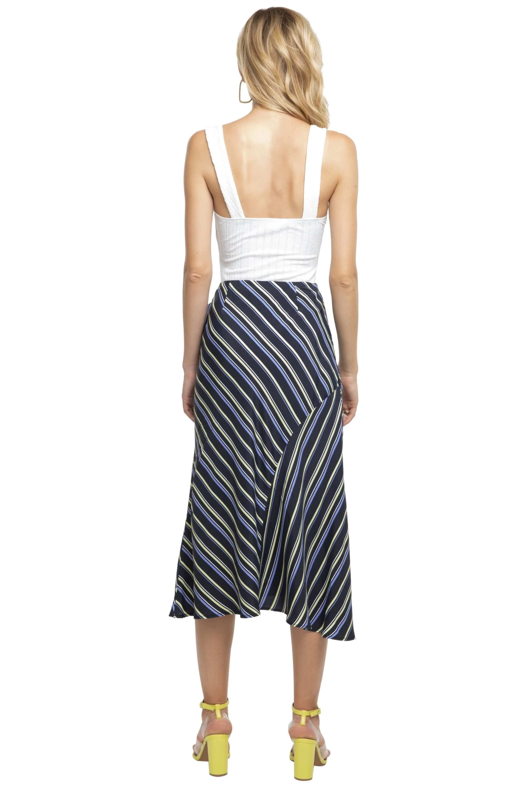 Teagan Striped Midi Skirt - Image 4