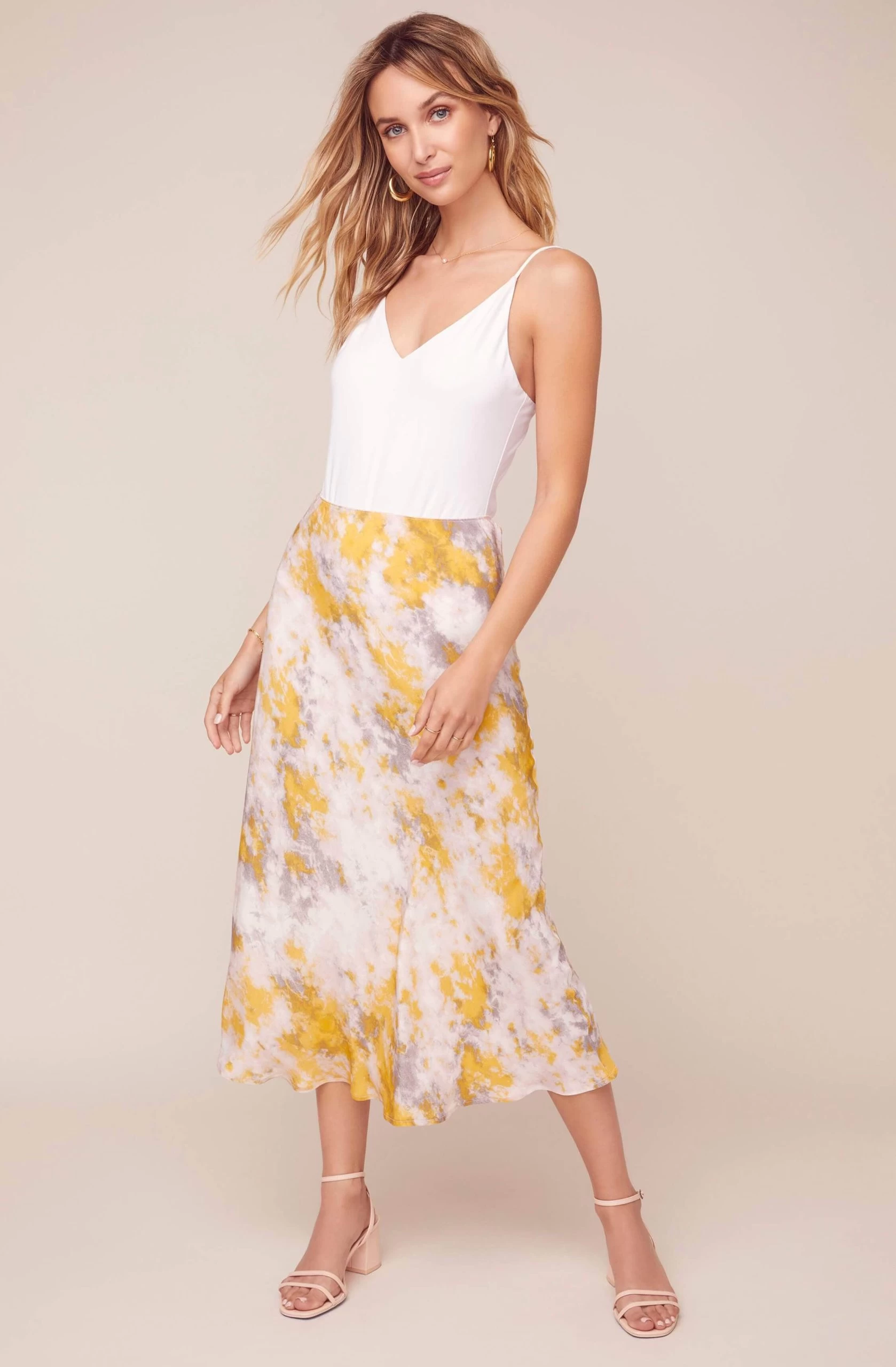 Nava Tie Dye Midi Skirt - Image 2