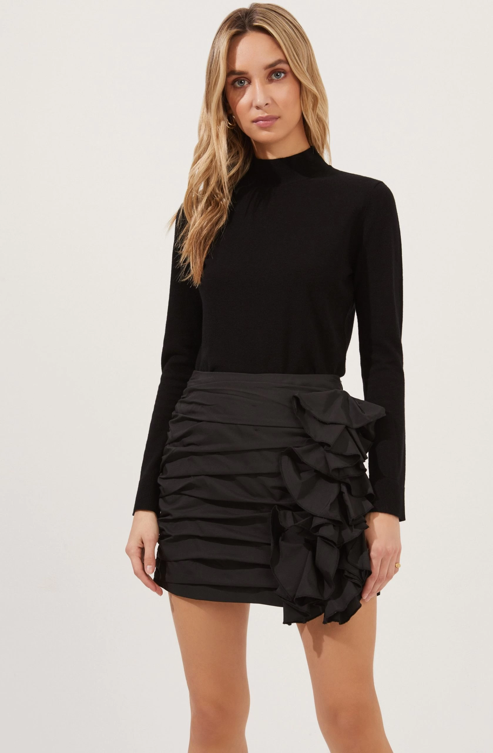 All The Frills Ruffle Mini Skirt - Image 2
