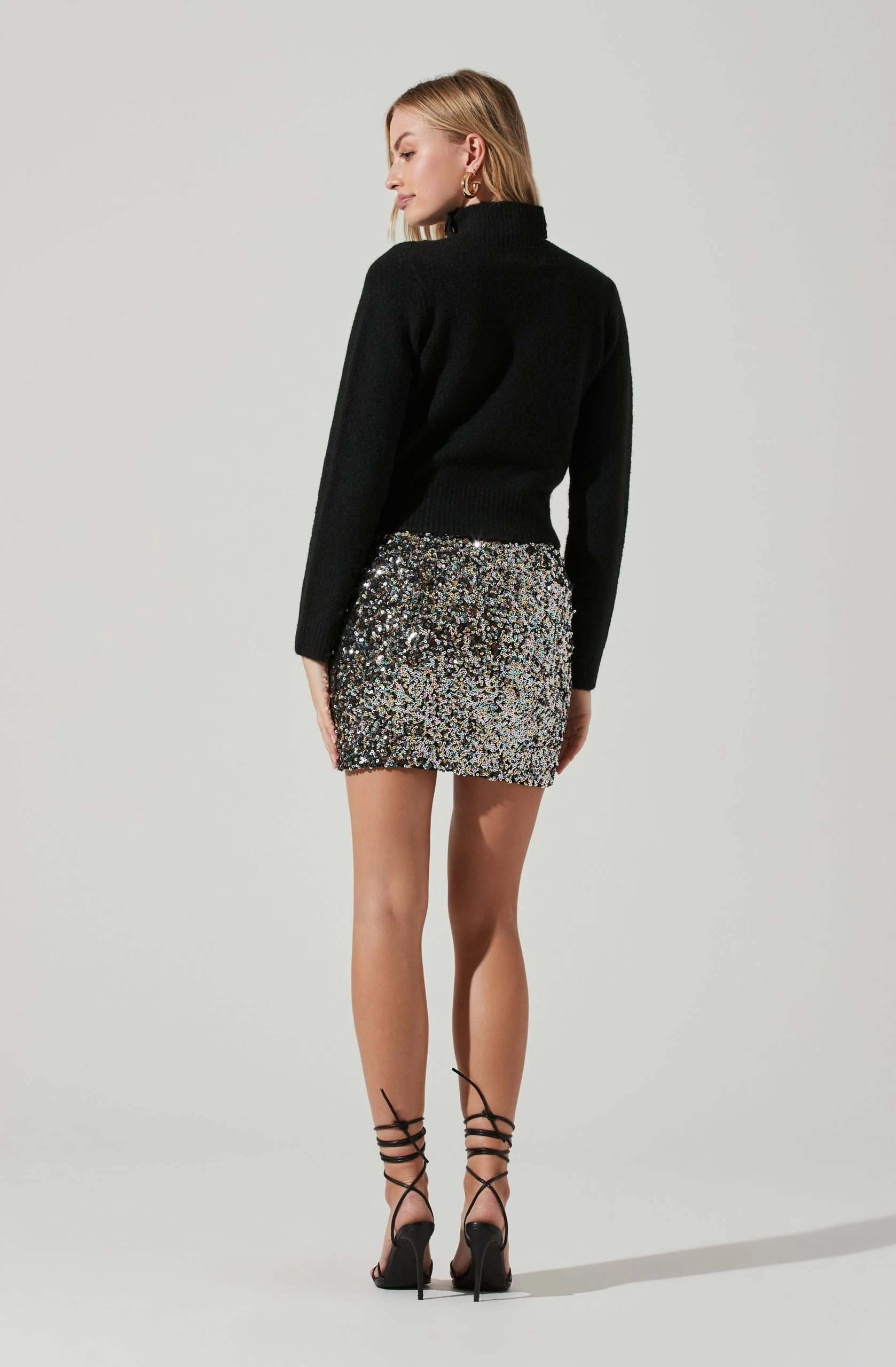 Milan Sequin Mini Skirt - Image 5