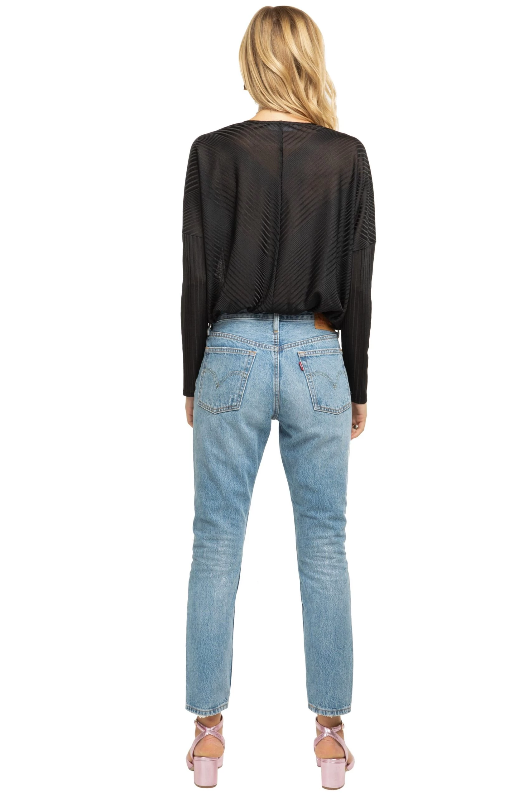 Textured Stripe Bodysuit - Image 5