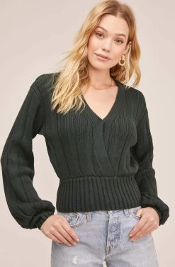 Evie Wrap Sweater