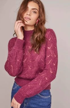 Audra Pointelle Sweater