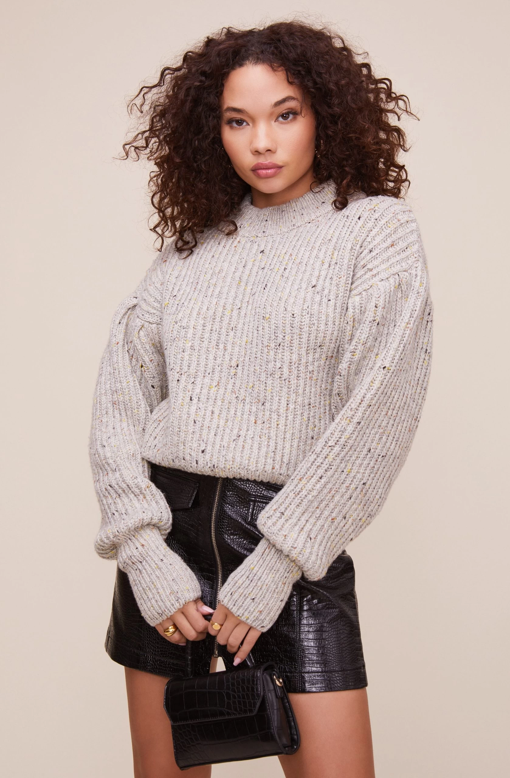 Regis Mock Neck Sweater - Image 4