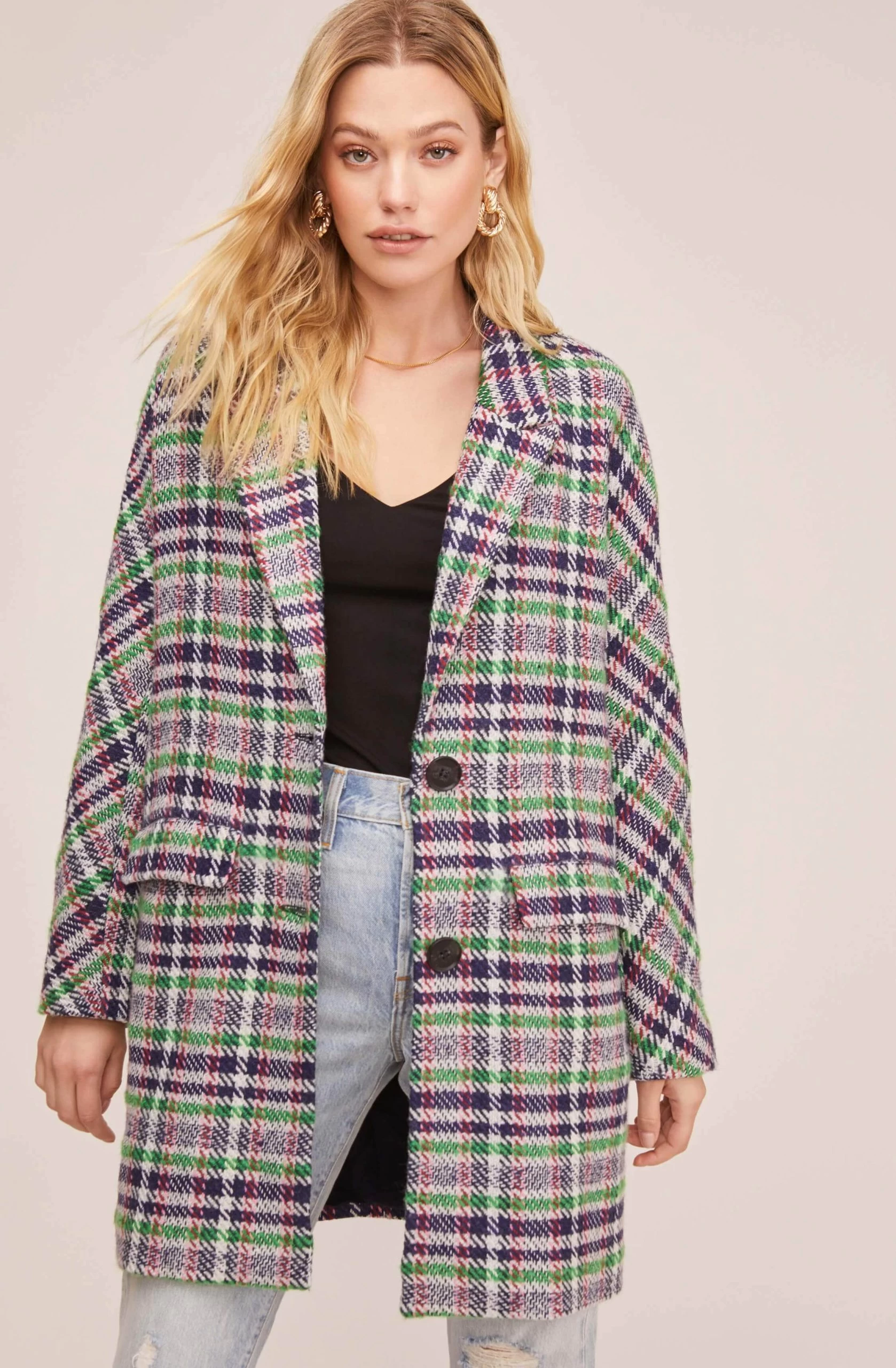 Keller Plaid Coat