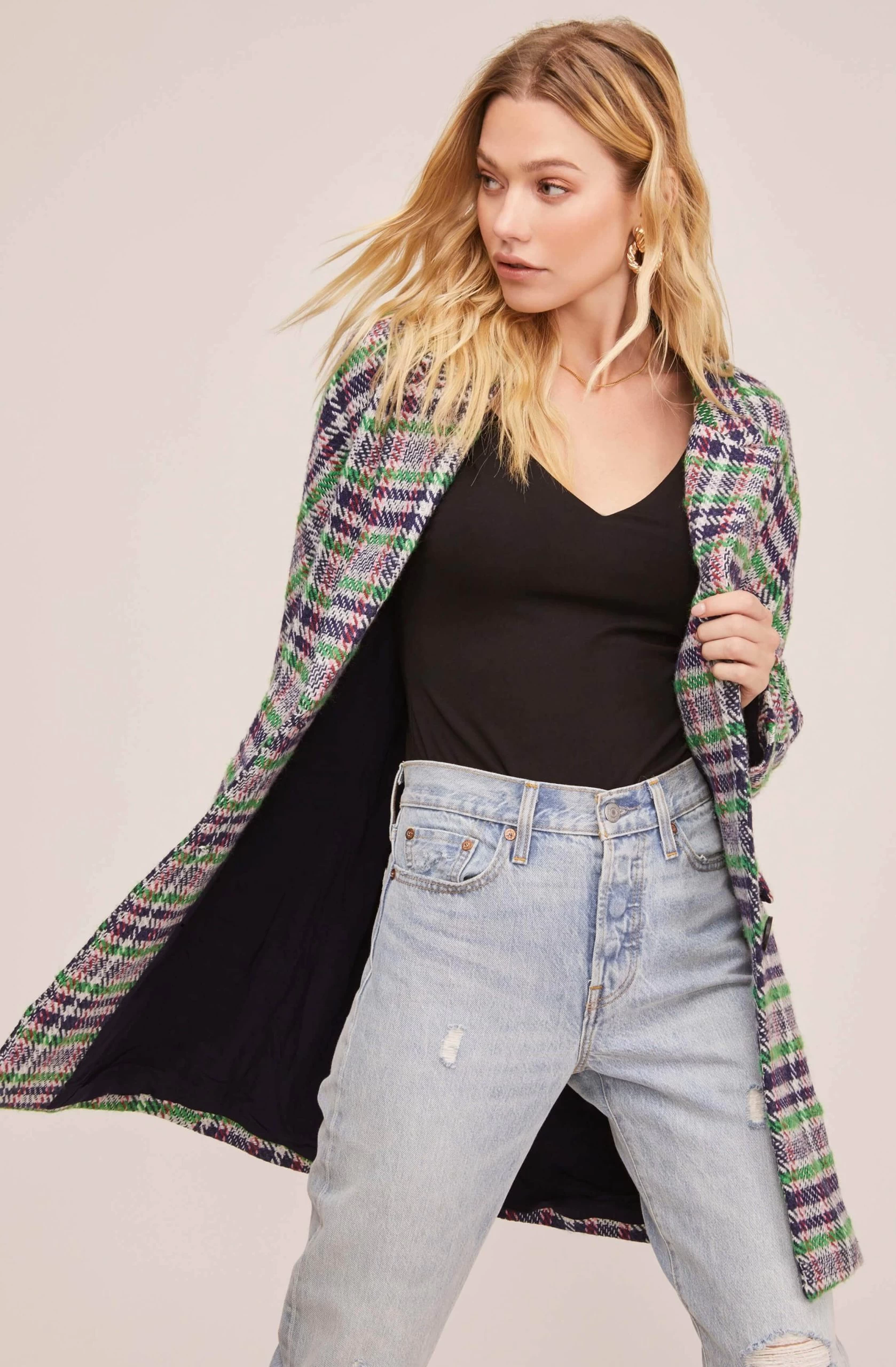 Keller Plaid Coat - Image 4