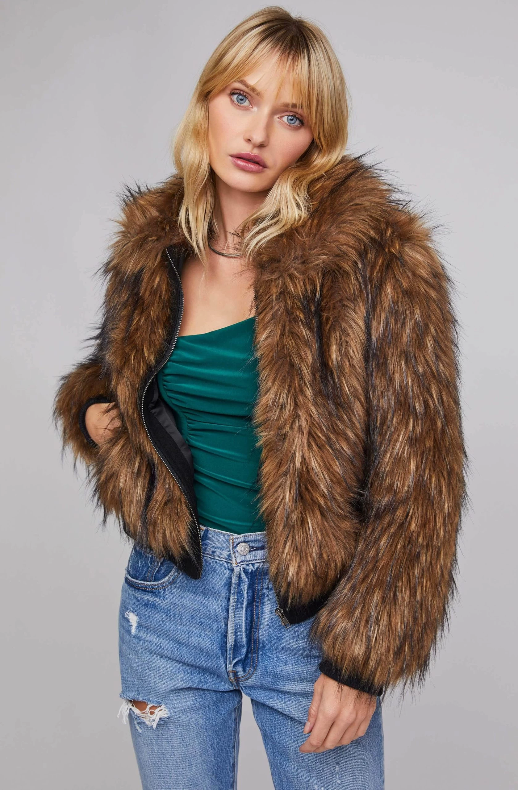 Jiselle Faux Fur Jacket