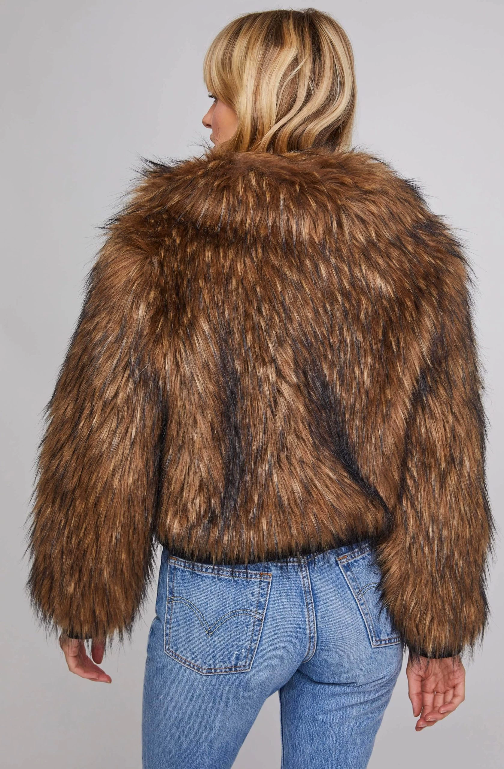 Jiselle Faux Fur Jacket - Image 5