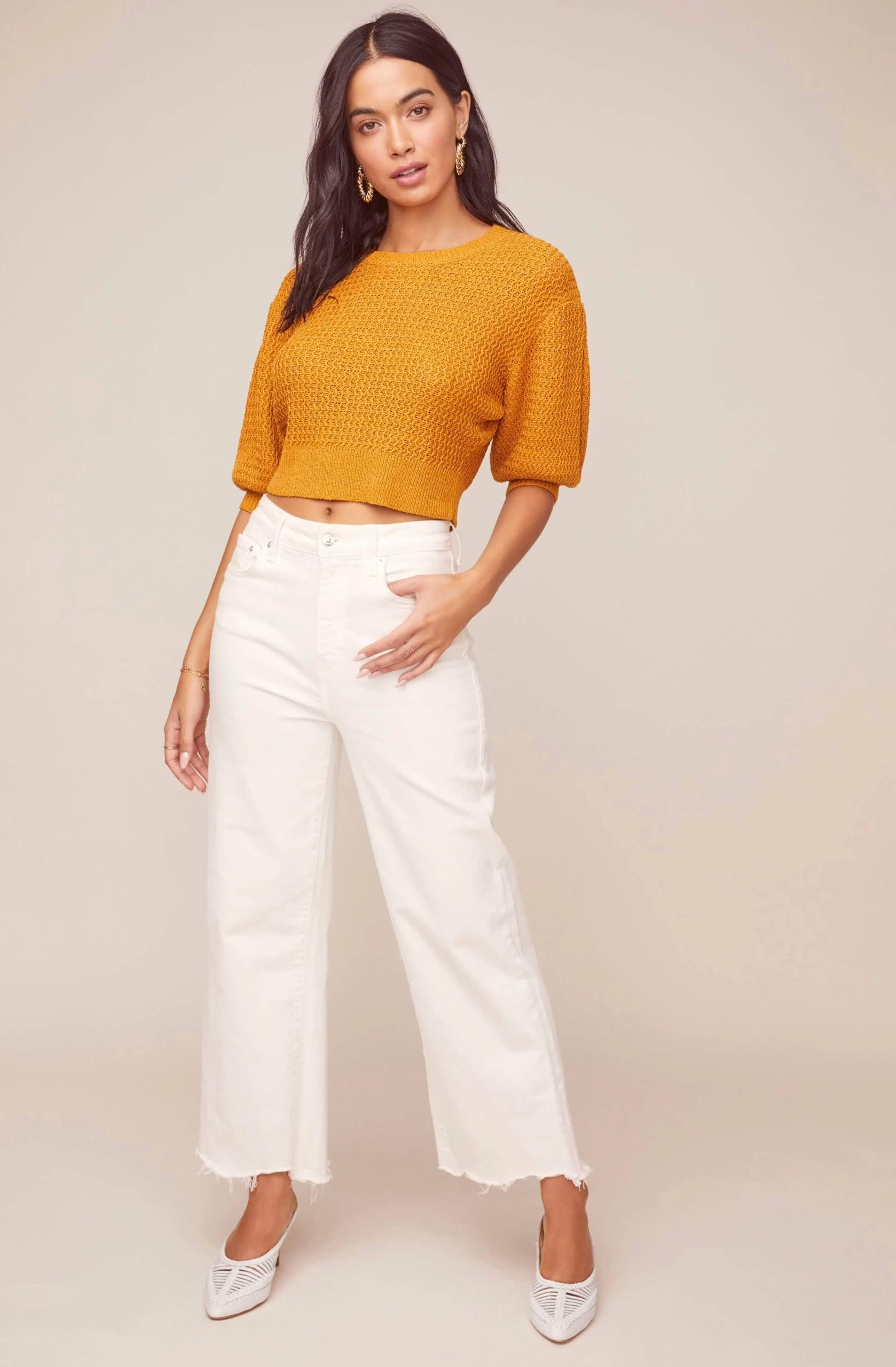 Cora Puff Sleeve Sweater - Image 7