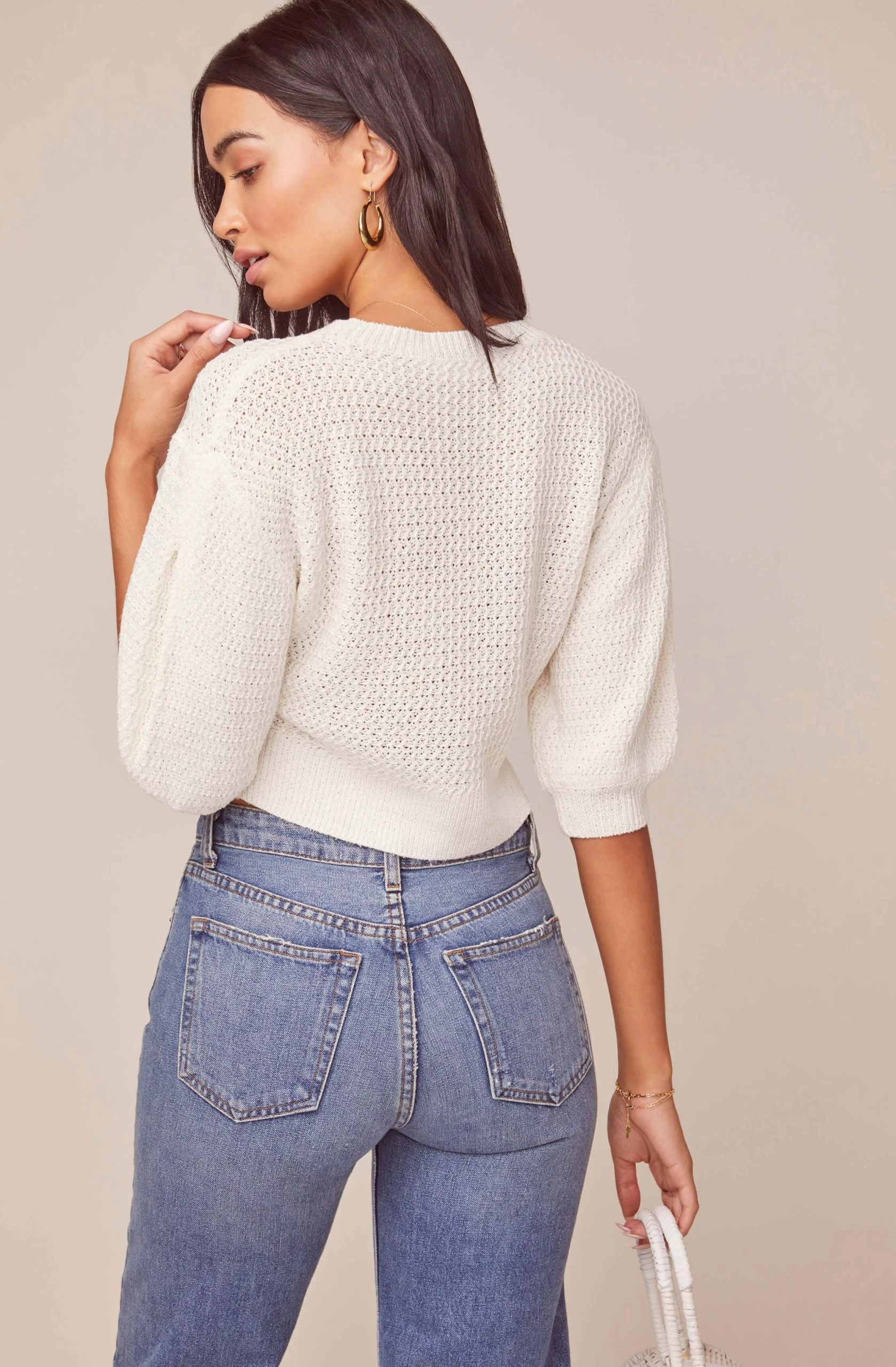 Cora Puff Sleeve Sweater - Image 5