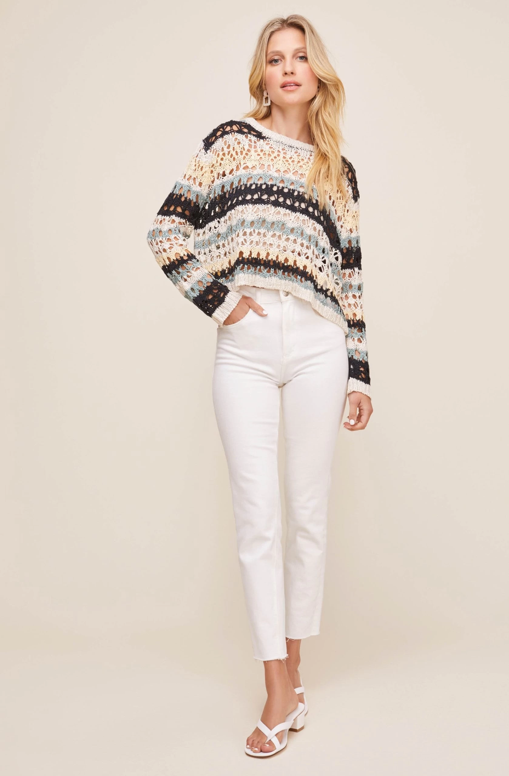 Jaded Stripe Sweater - Image 2