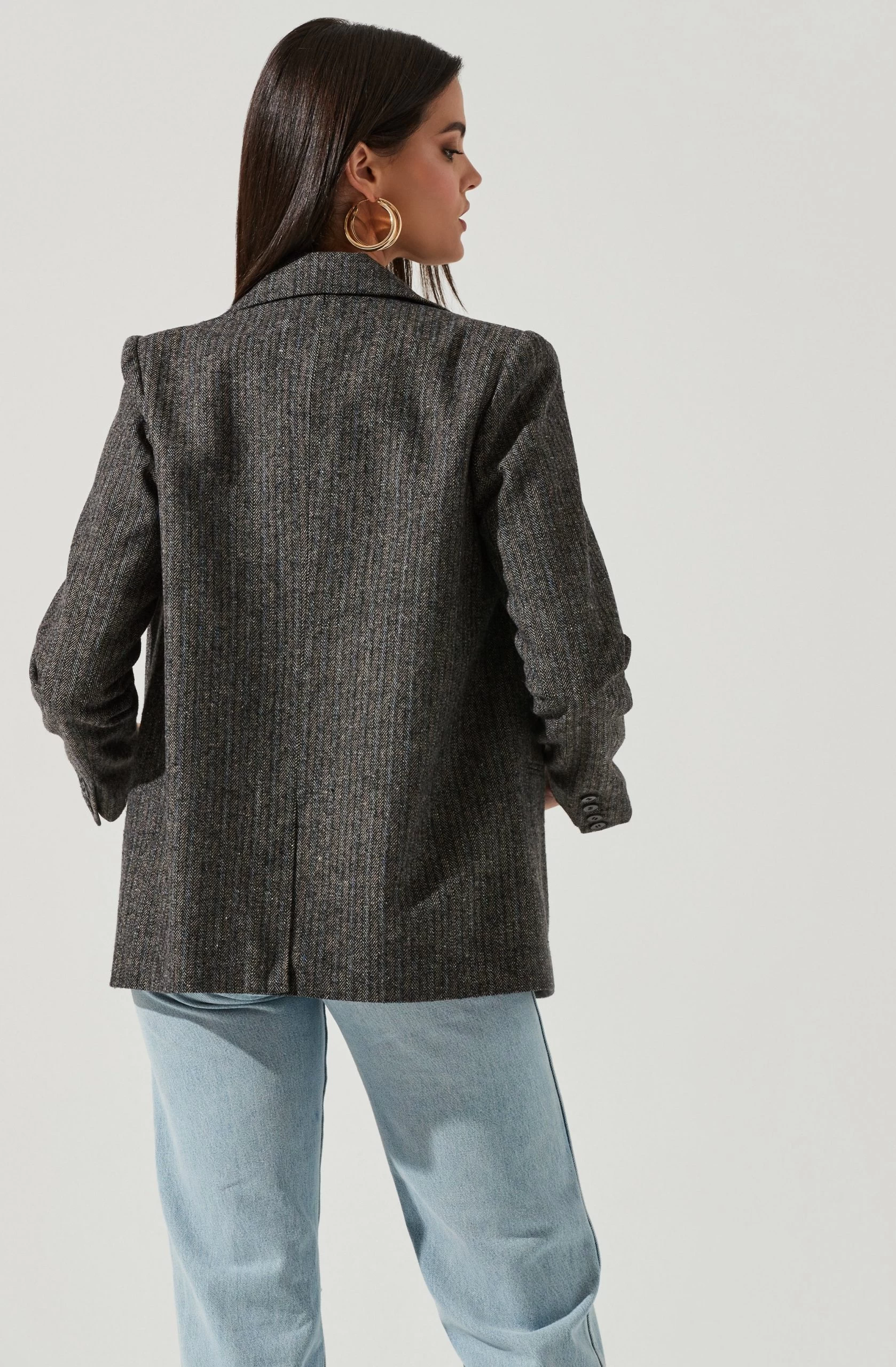Harlow Herringbone Blazer - Image 4