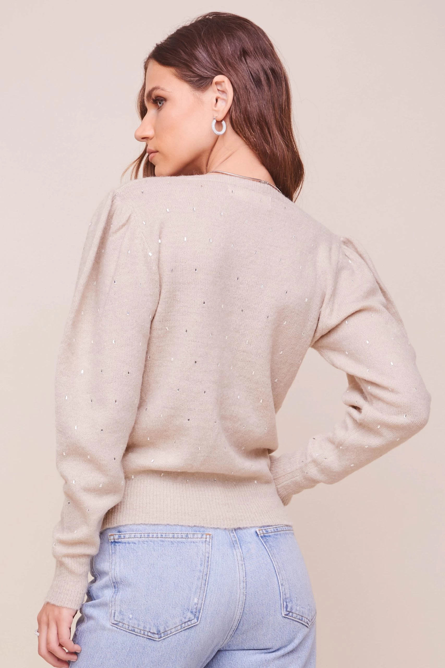 Abigail Puff Sleeve Sweater - Image 15