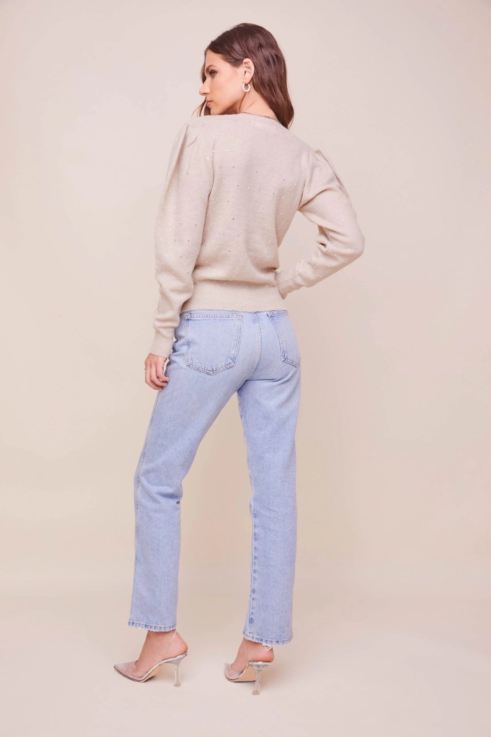 Abigail Puff Sleeve Sweater - Image 14