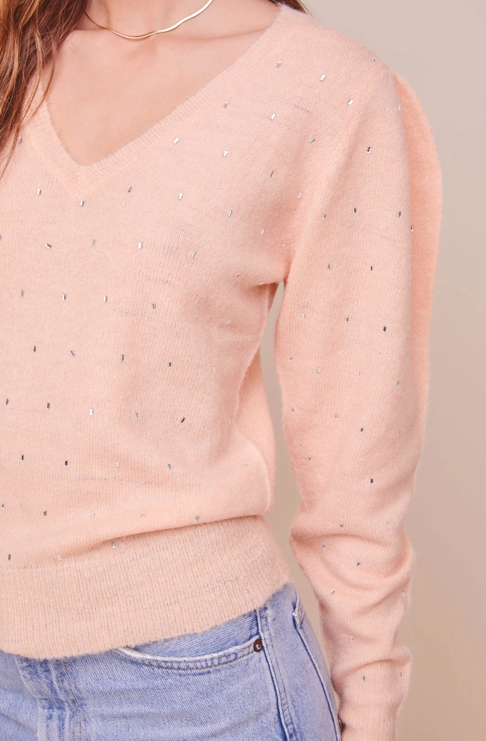 Abigail Puff Sleeve Sweater - Image 3