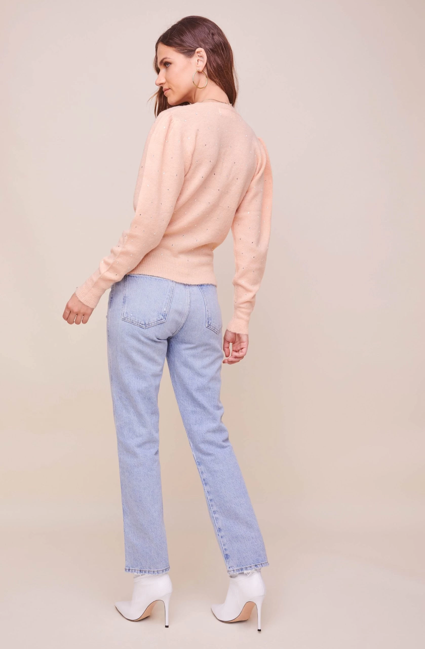 Abigail Puff Sleeve Sweater - Image 4