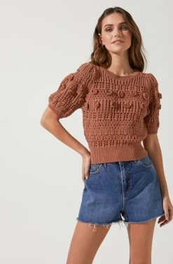 Winslow Flower Embroidery Knit Sweater
