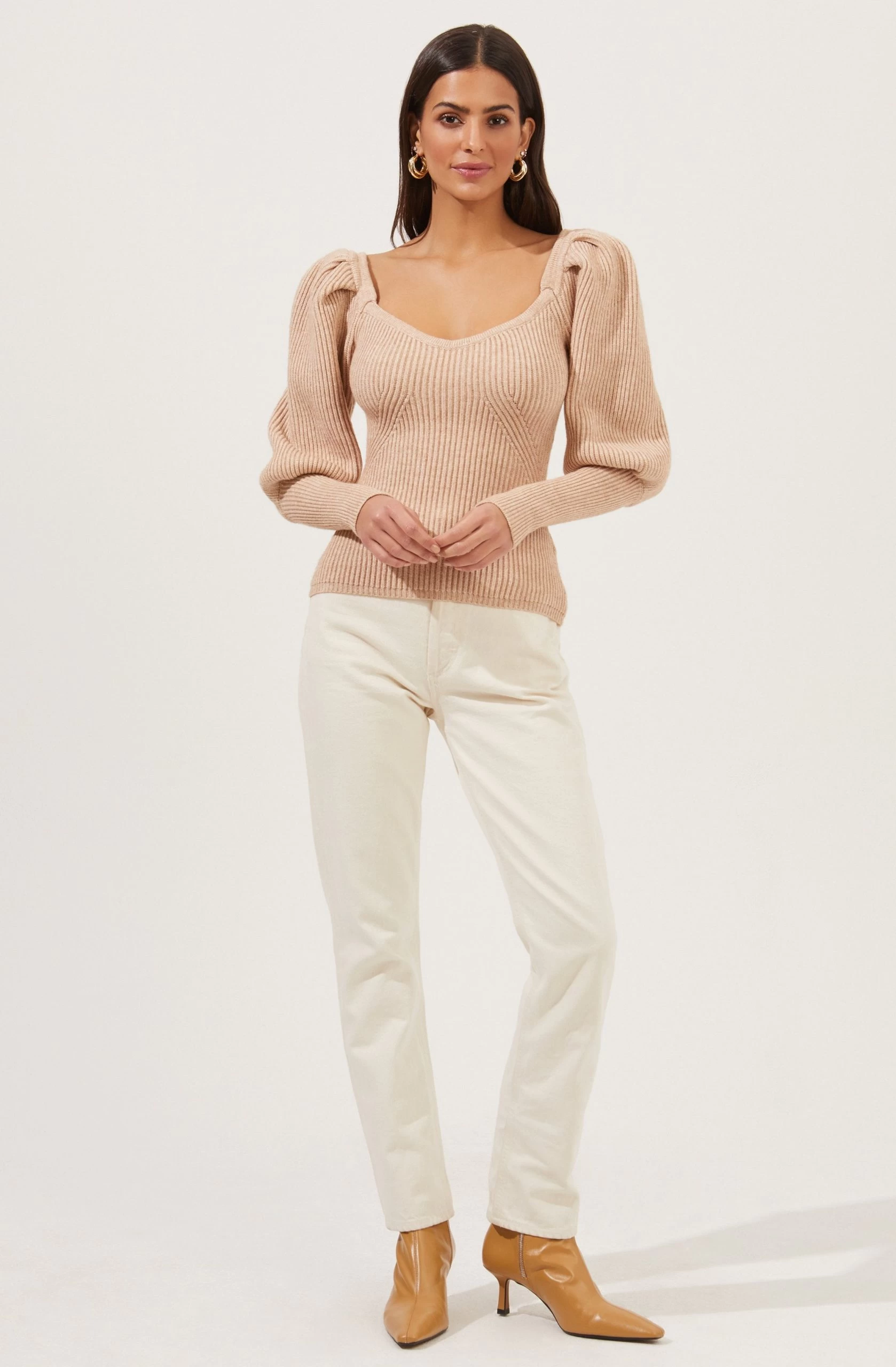 Esma Puff Sleeve Sweater - Image 9