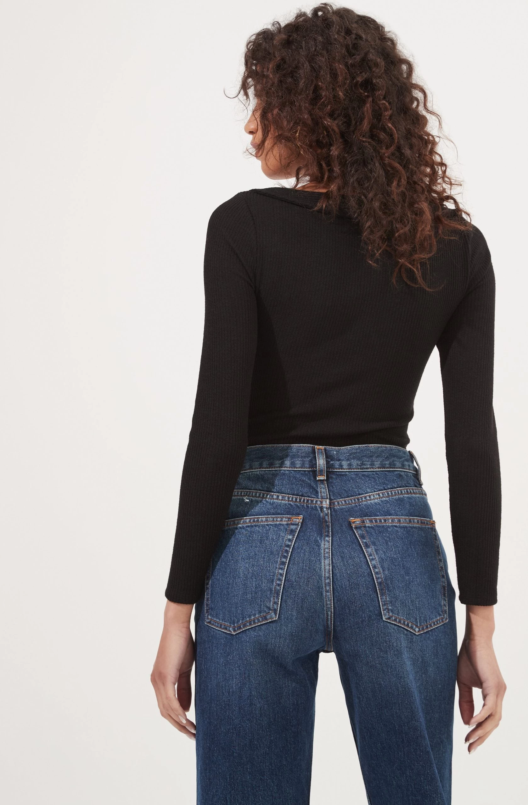 Iggy Twist Front Long Sleeve Bodysuit - Image 8