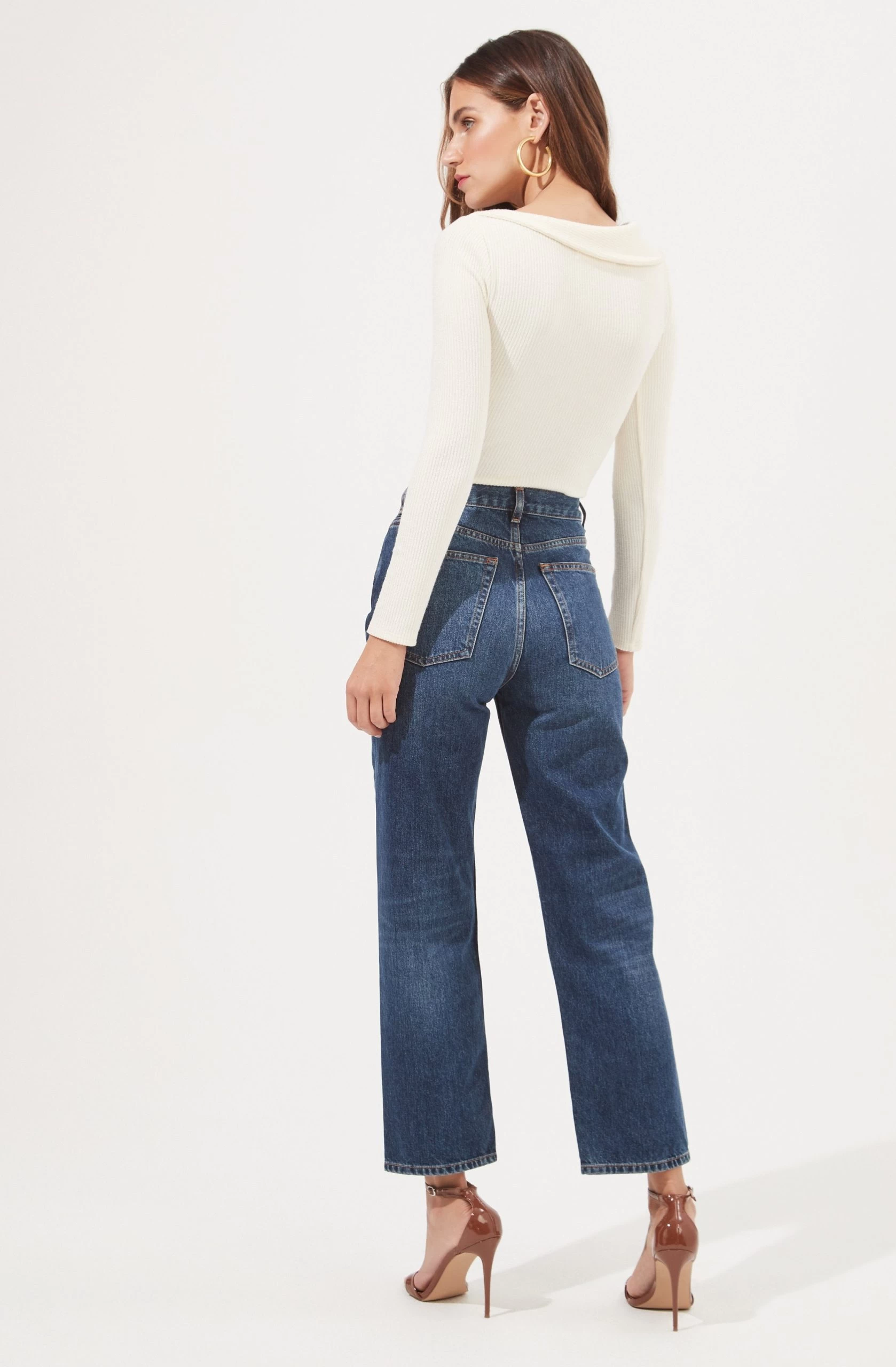 Iggy Twist Front Long Sleeve Bodysuit - Image 10