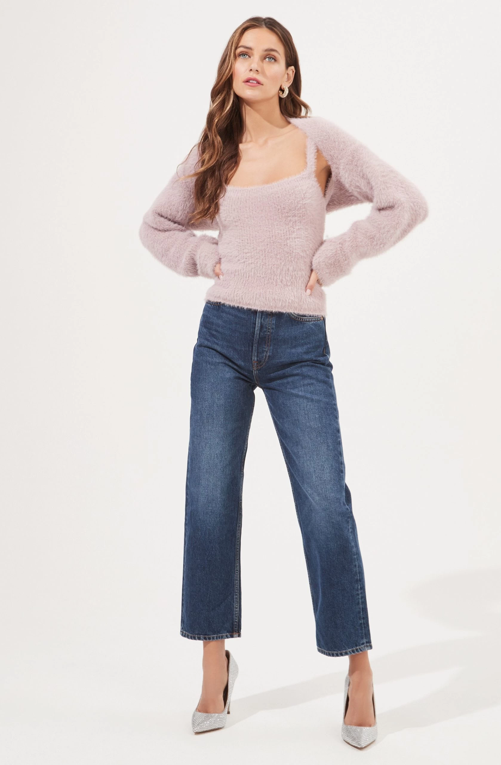 Yara Fuzzy Knit Sweater Set - Image 3
