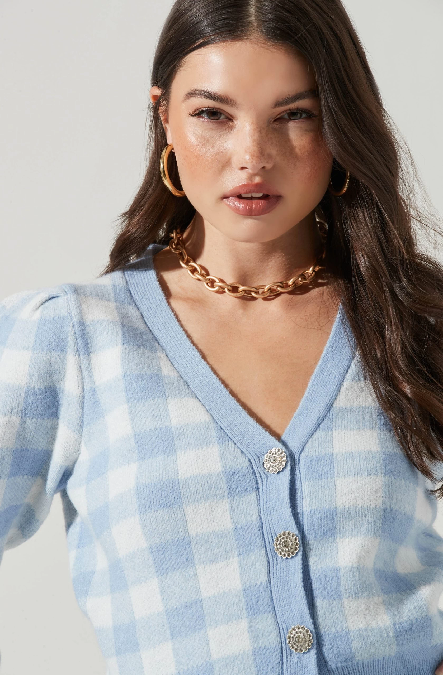 Picnic Plaid Cardigan - Image 5