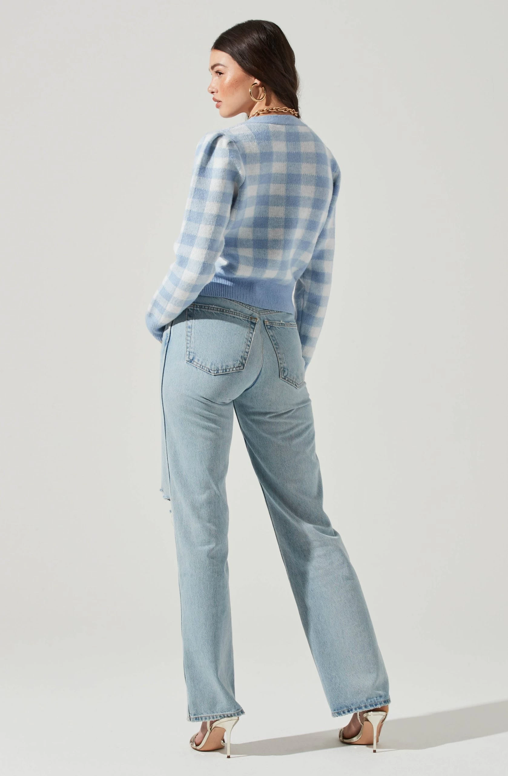 Picnic Plaid Cardigan - Image 6