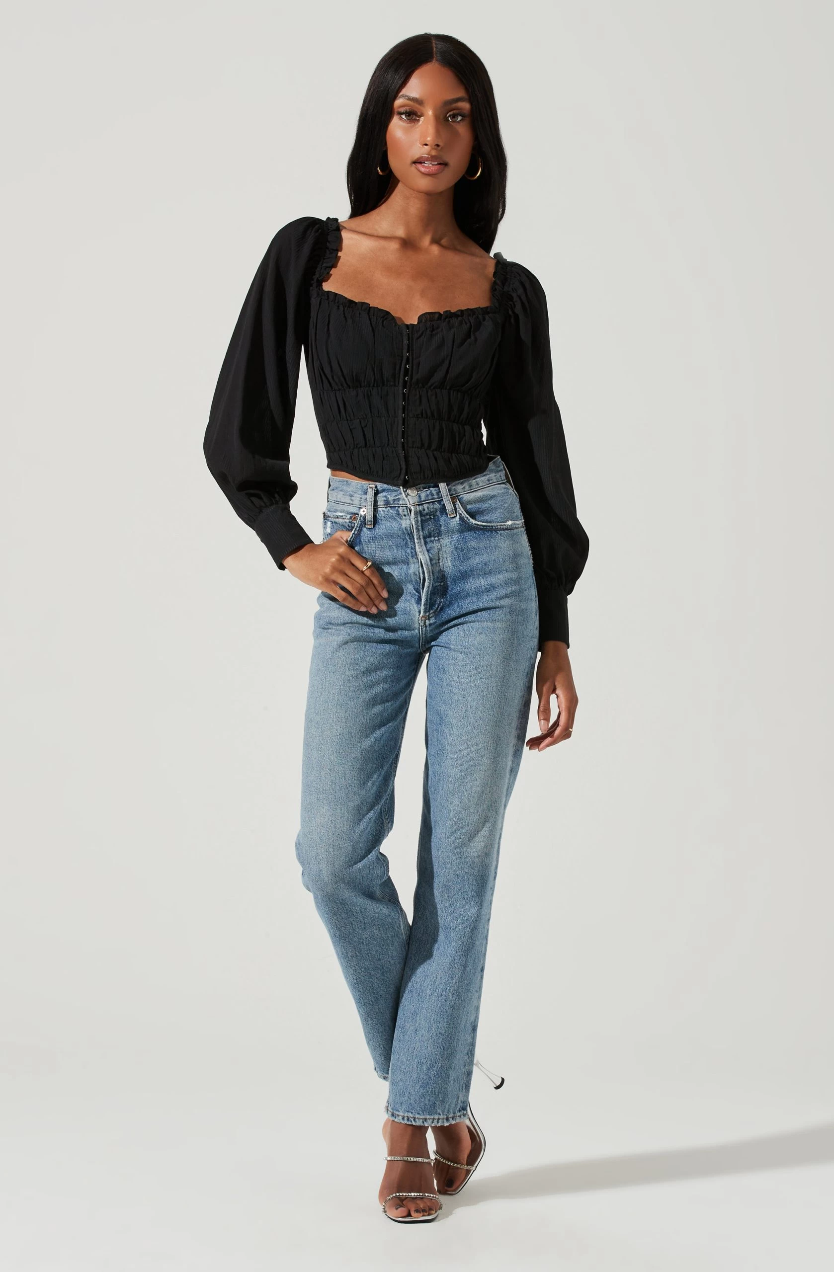 Amber Sweetheart Hook And Eye Corset Top - Image 7