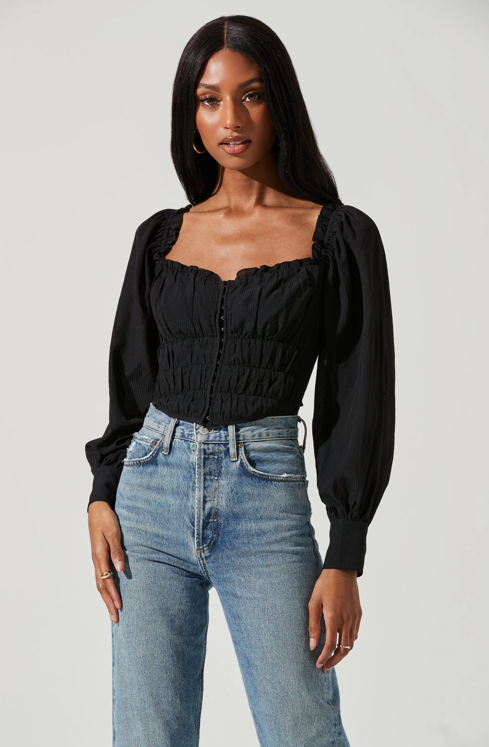 Amber Sweetheart Hook And Eye Corset Top - Image 6