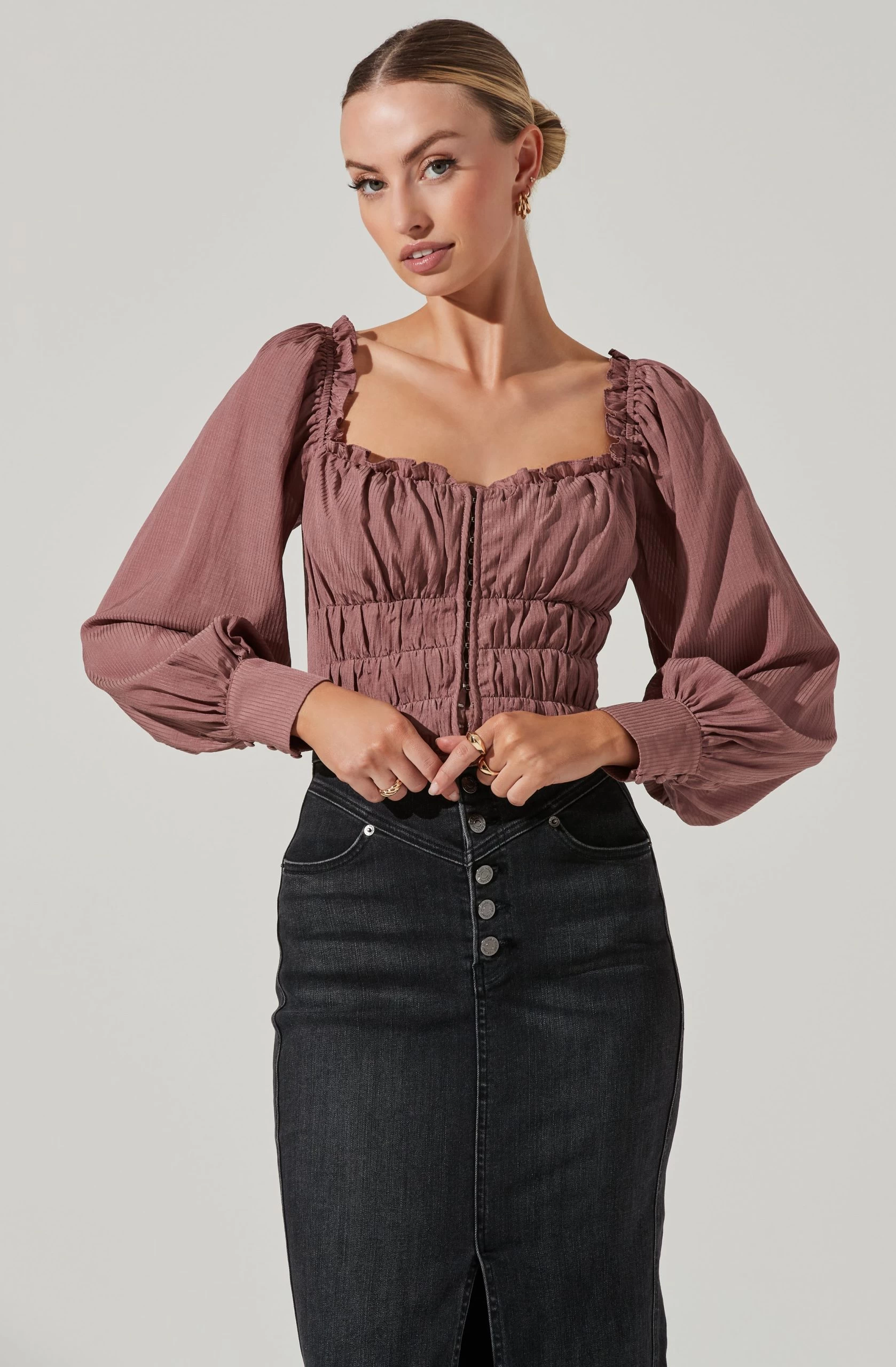 Amber Sweetheart Hook And Eye Corset Top - Image 12